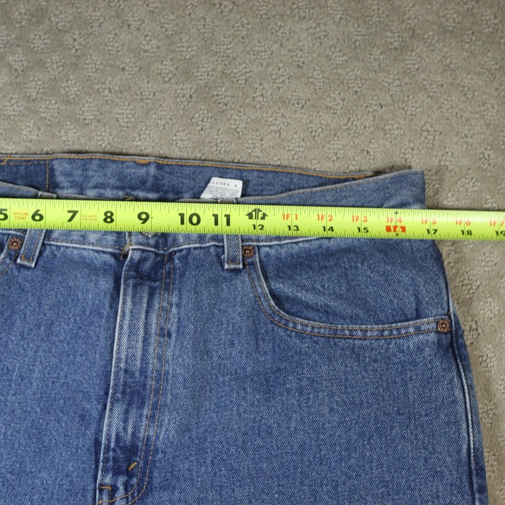 Vintage Y2K Levi's 505 Size 34x34 Medium Wash Blue Jeans - Picture 3 of 6
